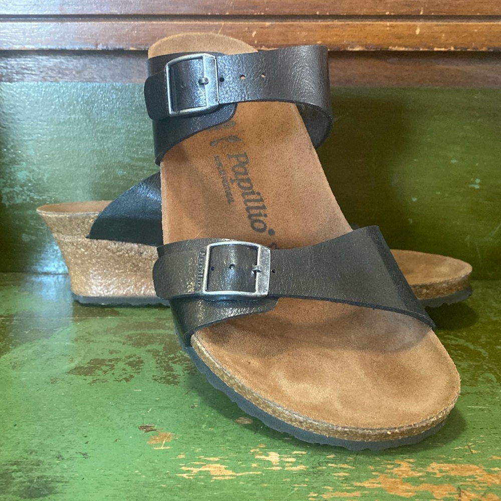 Papillio- Size 40, Ladies 9- Wedge Sandal 

Made in Portugal, By Birkenstock